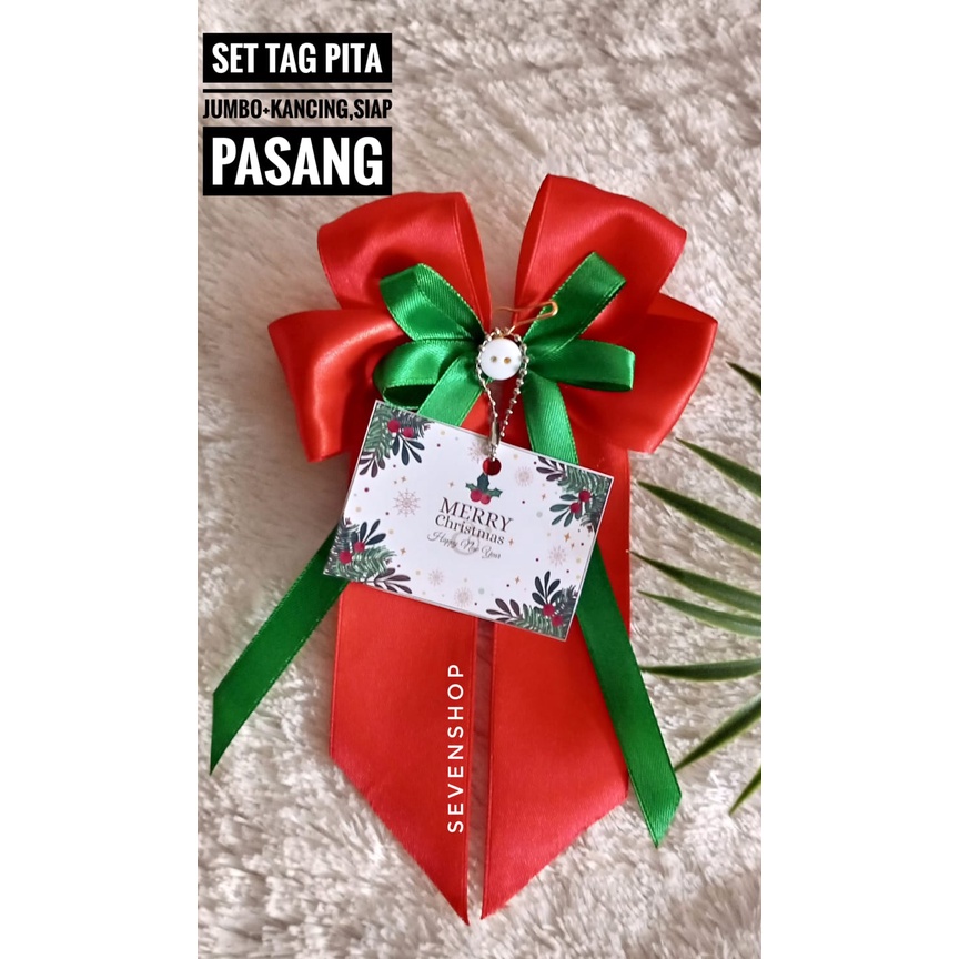 

pita natal set pita tag natal