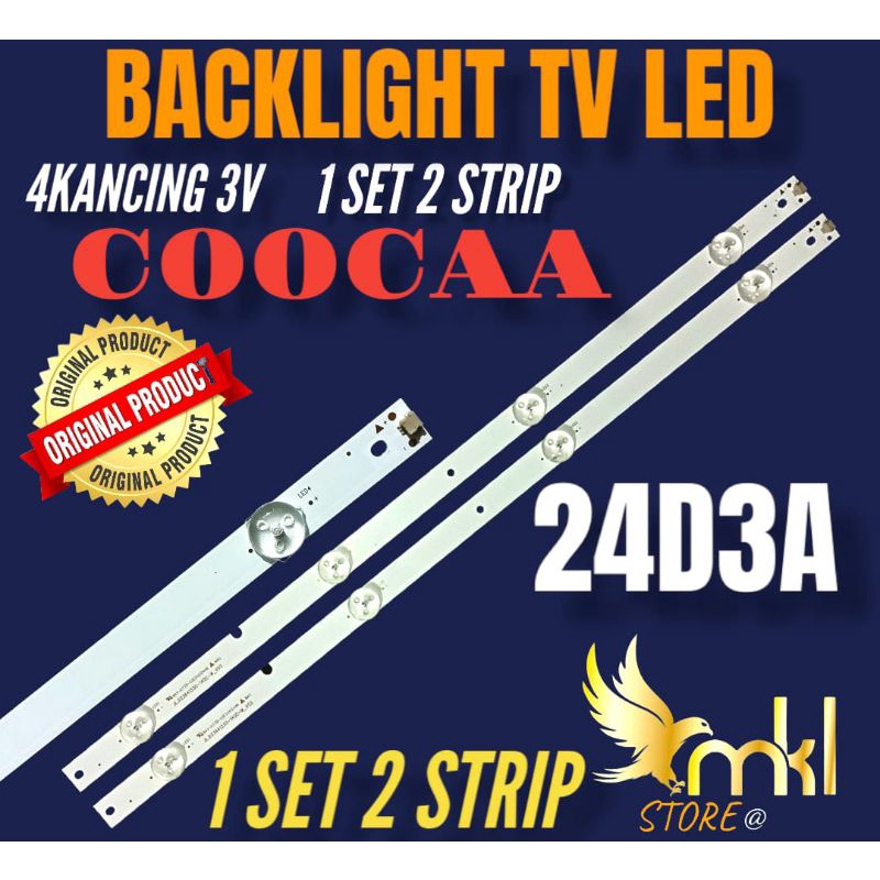 BACKLIGHT TV LED 24INCH COOCAA 24D3A