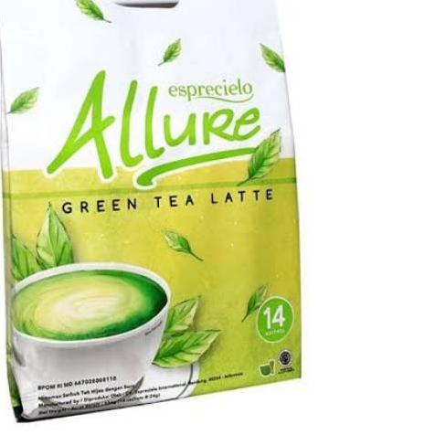 Allure Green Tea Matcha Latte Esprecielo Eco Bag 14sachets @24gr