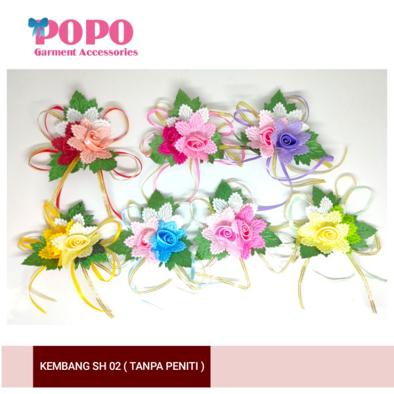 KEMBANG SH 02 / KORSASE TANPA PENITI (Rp.27,500/6 PCS)