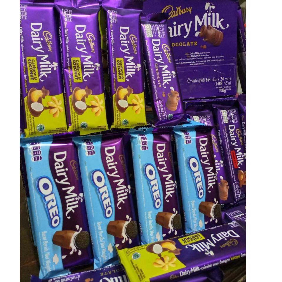 

Lariiss--Cadbury Dairy Milk /Coklat Cadbury 62 Gram / Cadbury 62gr