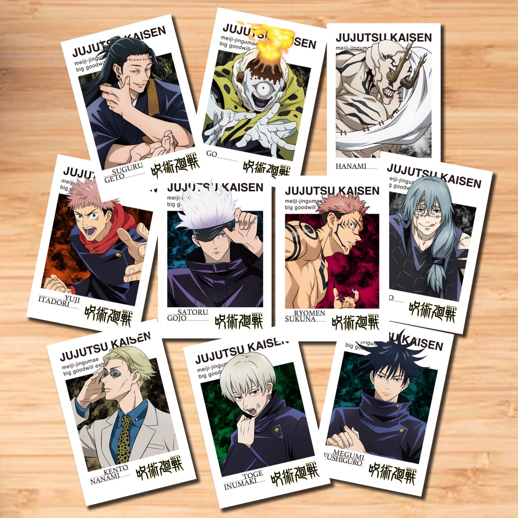 

Stiker / Sticker vinil Anti Air Anime Jujutsu kaisen mini Laminasi Glossy / stiker Untuk Case Handphone Laptop Helm Dan Lainnya ( isi 10 pcs )