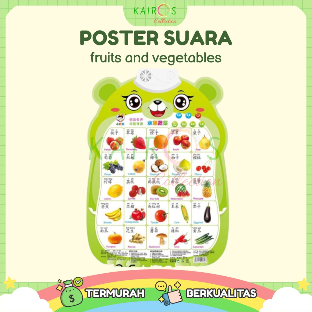 Poster Suara (Bahasa inggris &amp; Bahasa Mandarin)