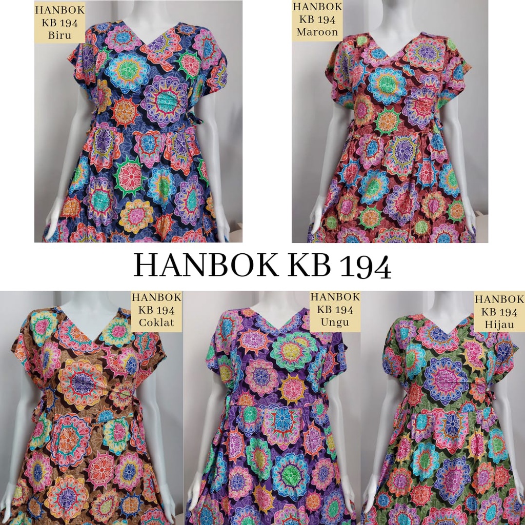 Daster Hanbok Batik Kudamas LD 106cm KMA-02 &amp; KB-194