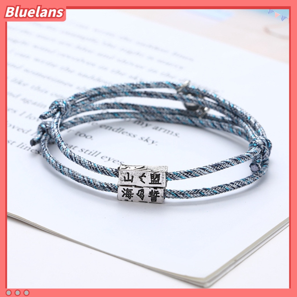 2pcs Gelang Tali Kepang Magnetik Untuk Pasangan