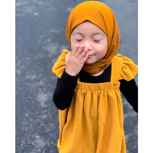 Dress Anak Syabila Ruffle 1-3 Tahun / Dress Rok Anak Harian BabyCrepe