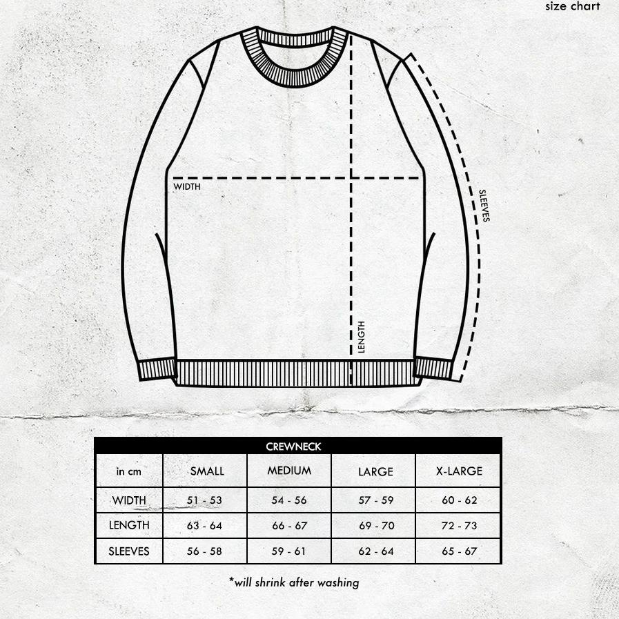 Promo banting--Himside Sweater Crewneck Serenity Putih