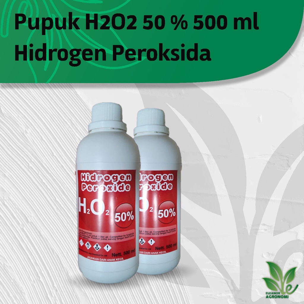 Jual Pupuk Pertanian H2o2 50 Persen Hidrogen Peroksida 500 Ml Shopee