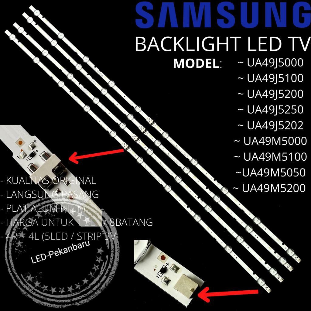 BL LED TV SAMSUNG 49M UA49J5202 UA49M5000 UA49M5100 UA49M5050 49M5200