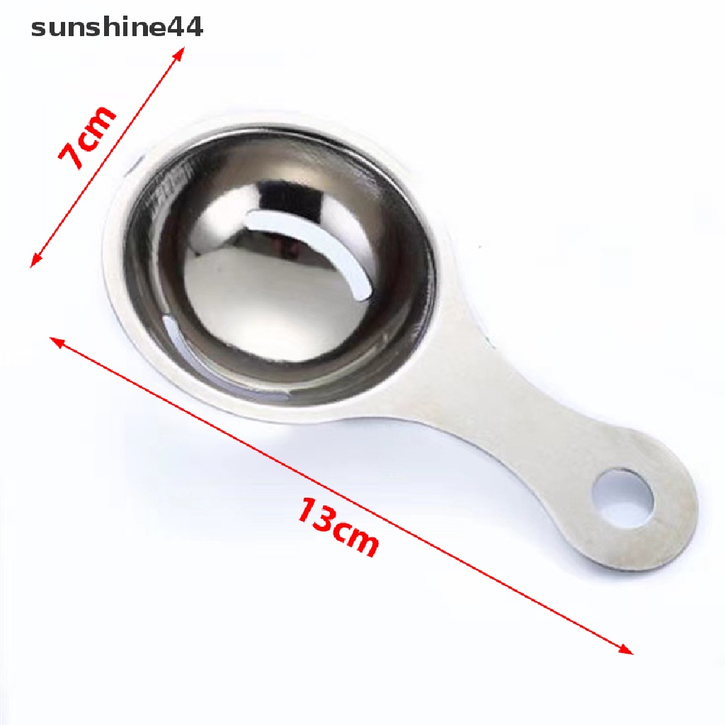 Sunshine Corong Pemisah Putih / Kuning Telur Bahan Stainless Steel Untuk Dapur