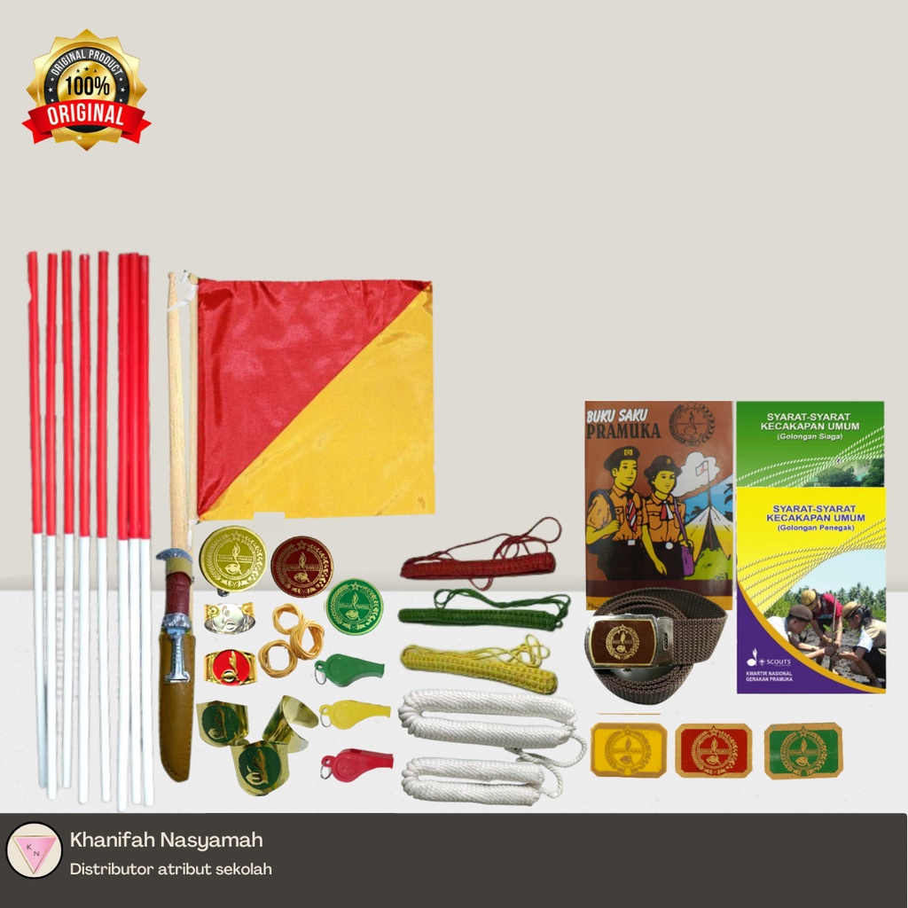 PERLENGKAPAN PRAMUKA | ATRIBUT PRAMUKA