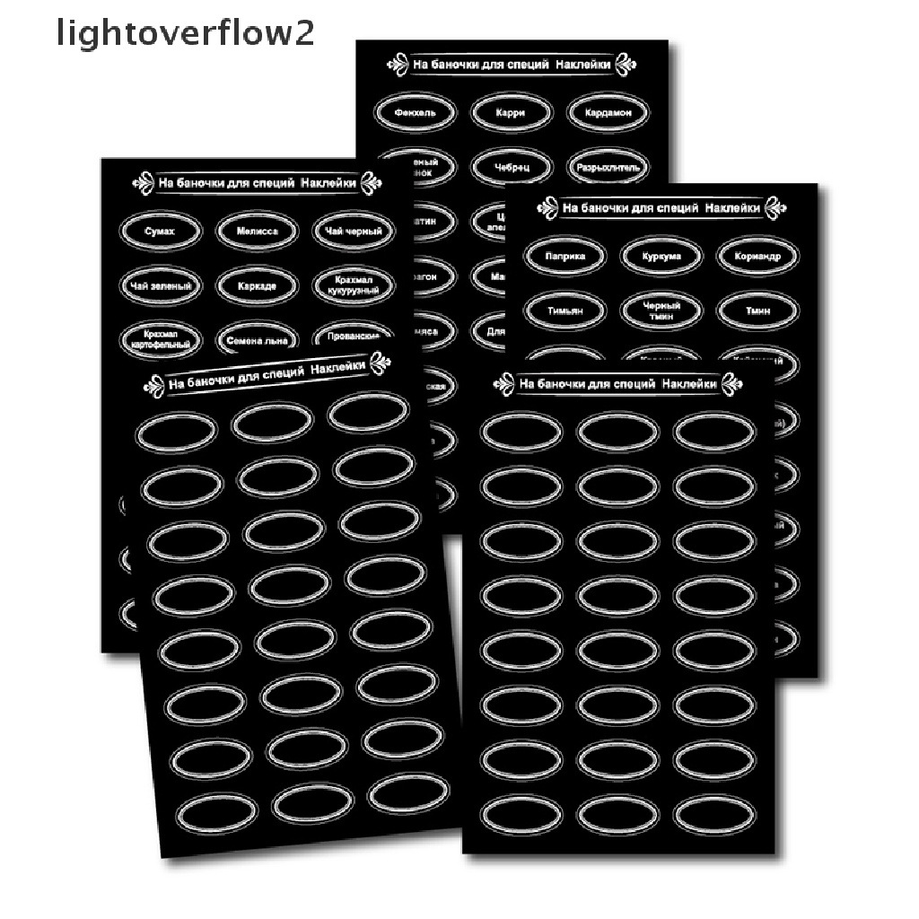 (lightoverflow2) 120pcs / Set Stiker Toples / Toples / Toples / Toples Gaya Rusia Anti Air Untuk Dapur (ID)