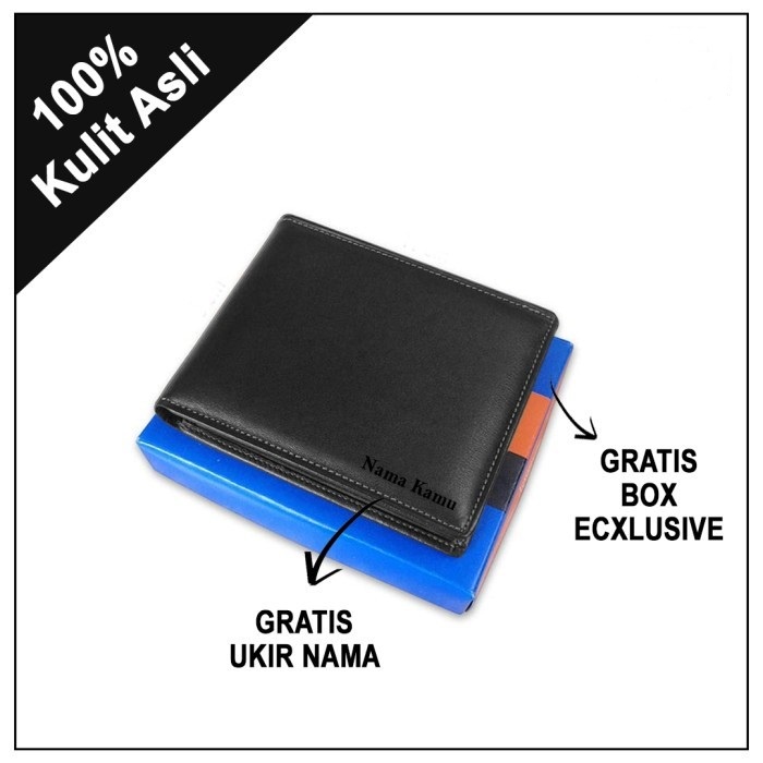 Dompet Kulit Pria - 100% ORIGINAL Kulit Asli Garut Anti Api