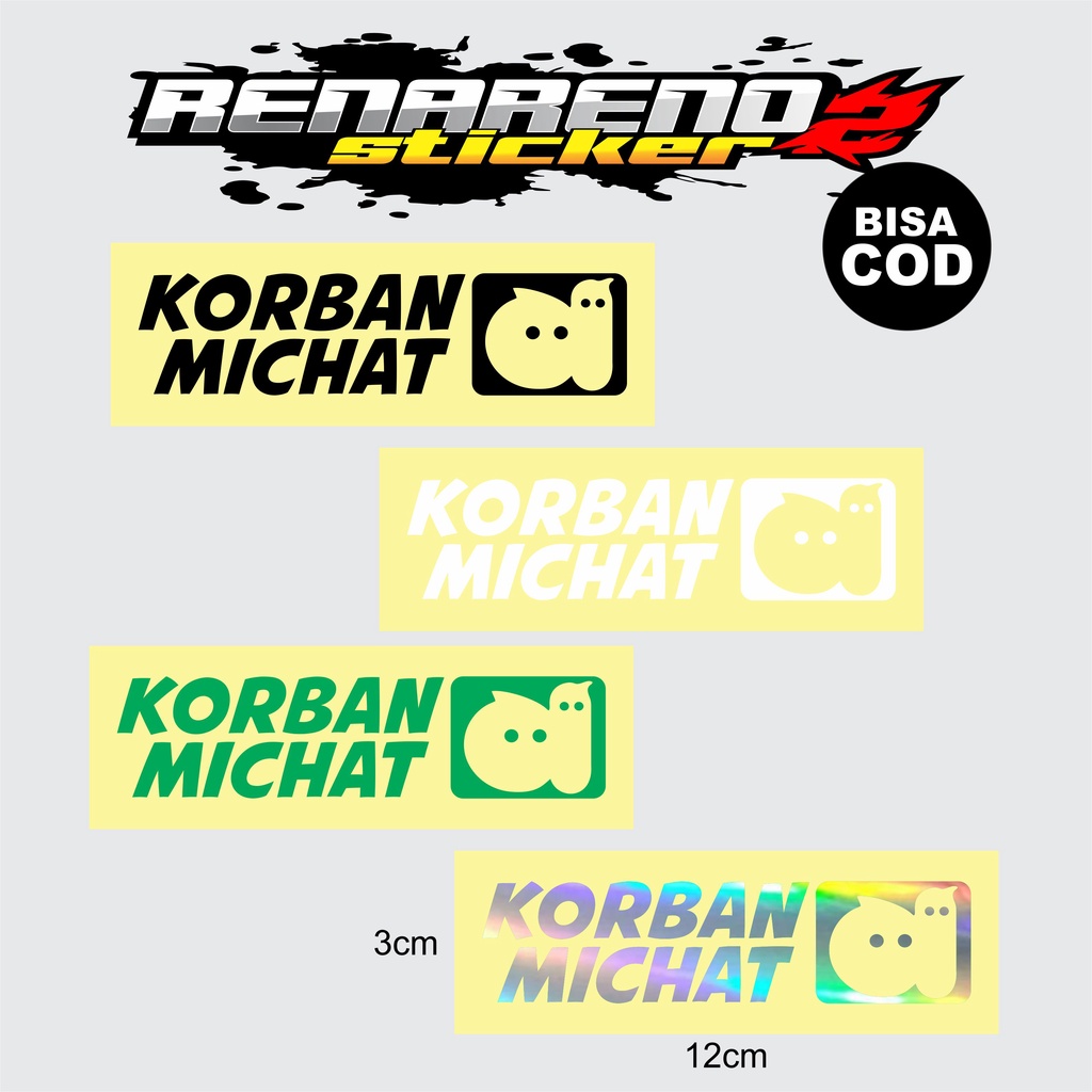 STIKER KORBAN MICHAT