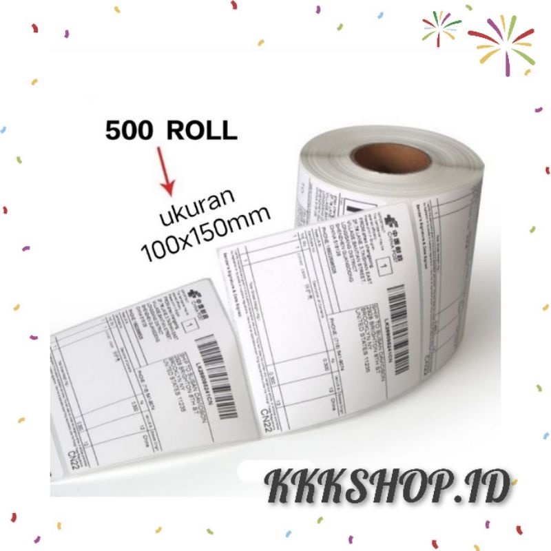 

KERTAS THERMAL 100 X150 ISI 500PCS