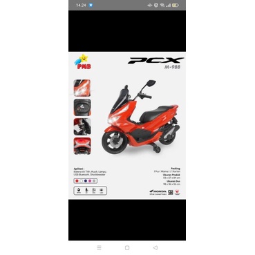 MOBIL AKI HONDA PCX PMB988 MAINAN ANAK ANAK