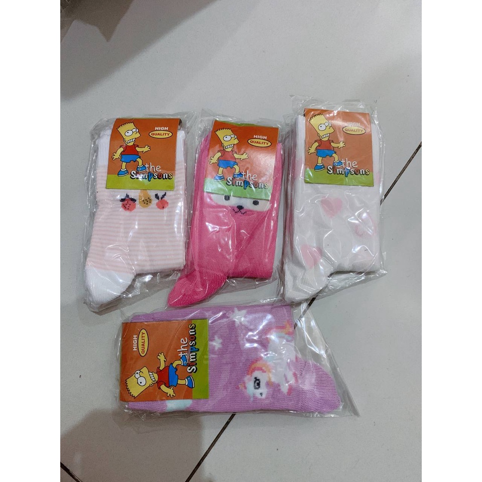 GTM - Kaos Kaki Anak Motif Karakter Lucu Bayi Paud / TK &amp; SD Kaos Kaki Anak Laki Laki Perempuan Termurah Cewek dan Cowok / Kaos Kaki Anak Panjang / Kaos kaki bayi 0 4 6 bulan 1 2 3 4 5 tahun