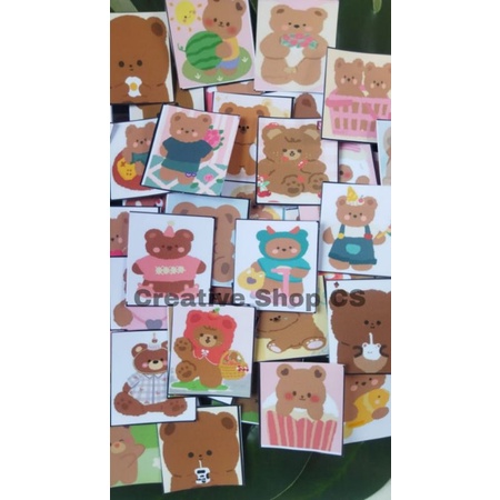 

(ISI 10 STIKER ) STICKER BEAR / STIKER BERUANG / STIKER KARTUN / STICKER AESTHETIC / STIKER TUMBLR / STIKER LUCU / STIKER CUTE / STIKER GLOSSY