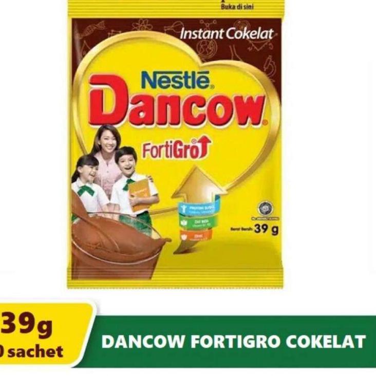 

HARGA GROSIR Nestle Dancow Fortigro instan Cokelat 10x39gr !!!