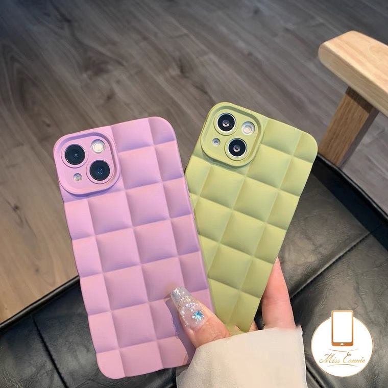 Soft Case Matte Warna Permen Gaya Vintage Untuk iPhone 8Plus 7Plus 11 12 13 14 Pro MAX XR X XS MAX 6 6s 7 8 Plus SE 2020