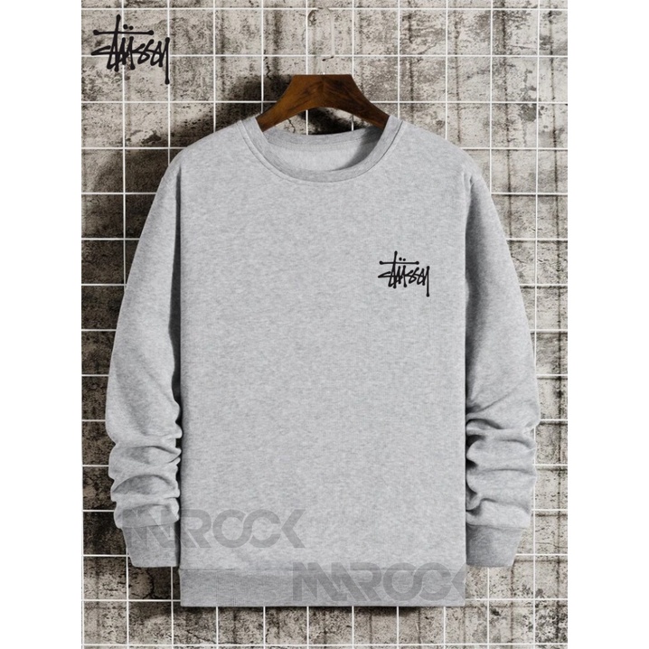 Crewneck Stussy - Sweater Pria Crewneck Premium