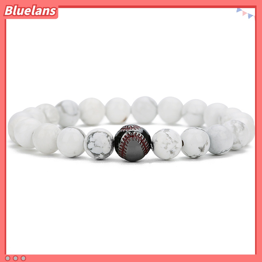 Gelang Bangle Manik-Manik Batu Alam Untuk Unisex
