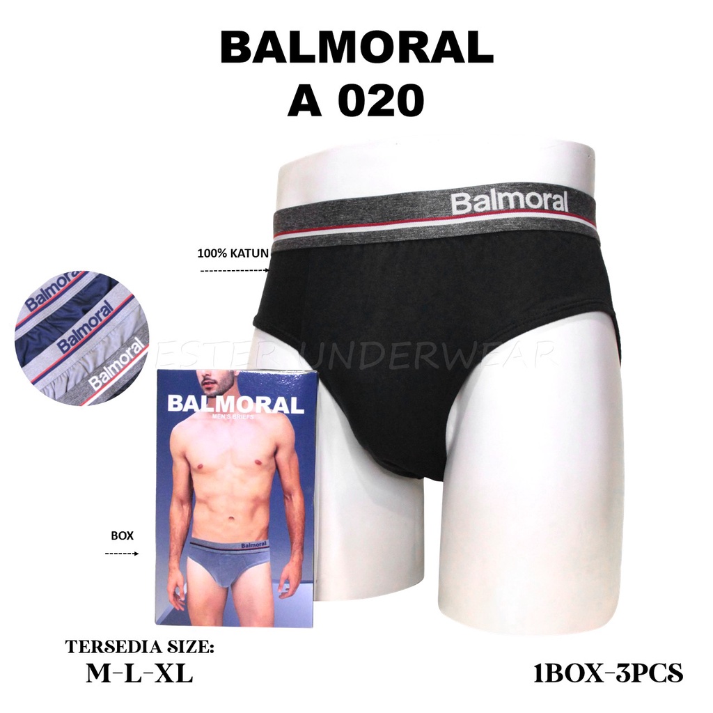 Celana Dalam Pria Balmoral A 020 ISI 3 Pcs