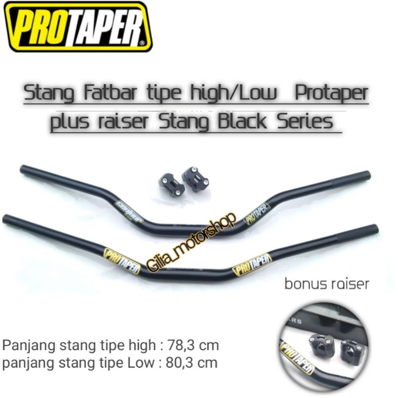 Stang Fatbar Evo Free Raiser Stang Protaper Low Stang Motor klx trail vixion tiger nmax pcx