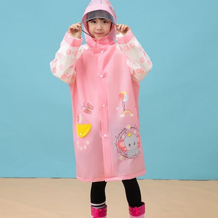CAZ Jas Ujan Anak SD Jaz Hujan Mantel Hujan Mantol Anak Perempuan SD Karakter Murah Jaa Baju Jas Huj