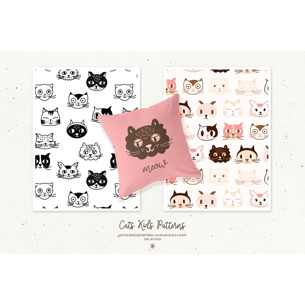 Cats Kids Patterns