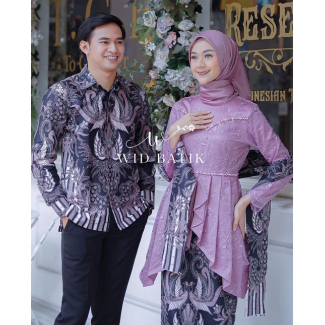 LAVEYA SETELAN KEBAYA COUPLE BATIK KEBAYA CEWE COWO ARUNIKA SETELAN KEBAYA BAJU SARIMBITAN TUNANGAN BAJU WISUDA TERBARU BAJU TRADISIONAL JAWA COUPLE LEBARAN TERBARU KOPEL COWO CEWE