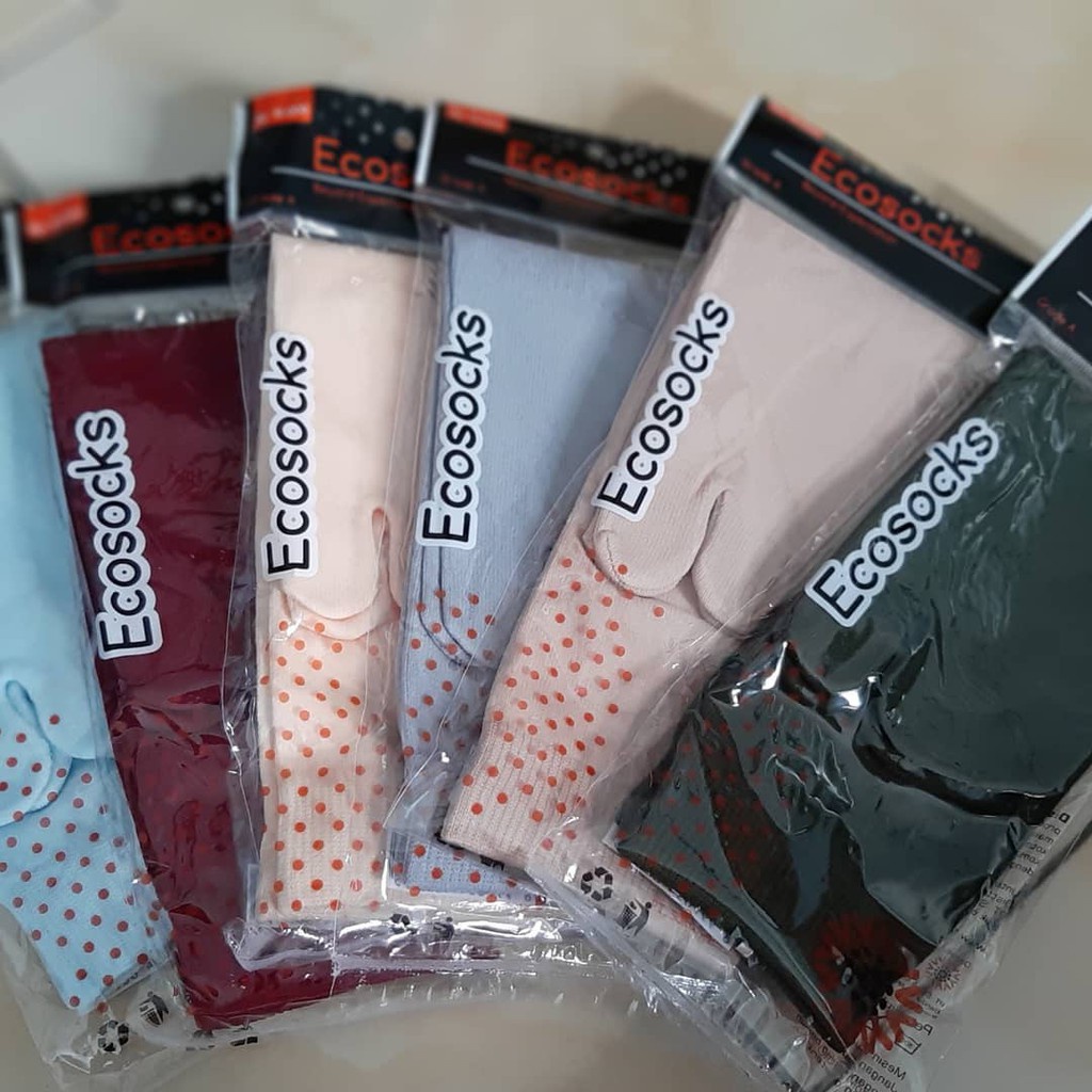 KAOS KAKI SOKA ECOSOCK GRADE A JEMPOL POLOS | KAOS KAKI MUSLIMAH MURAH