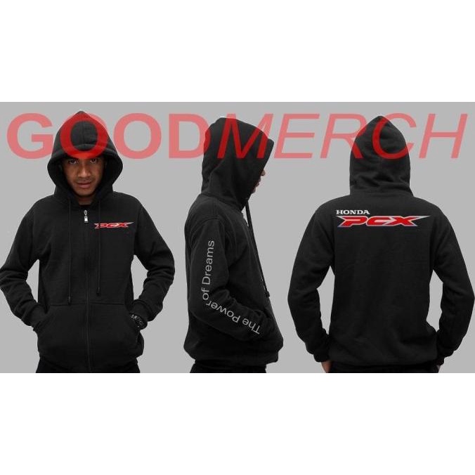 Jaket Pria Honda Pcx 150 Sweater Distro Polos