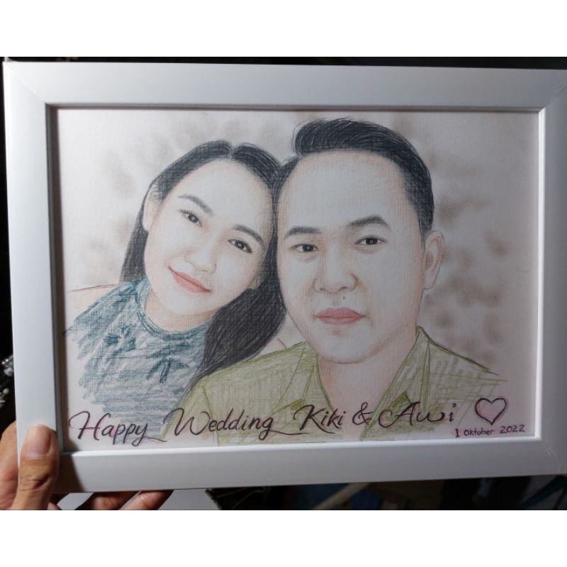 SKETSA WAJAH SIMPLE WARNA