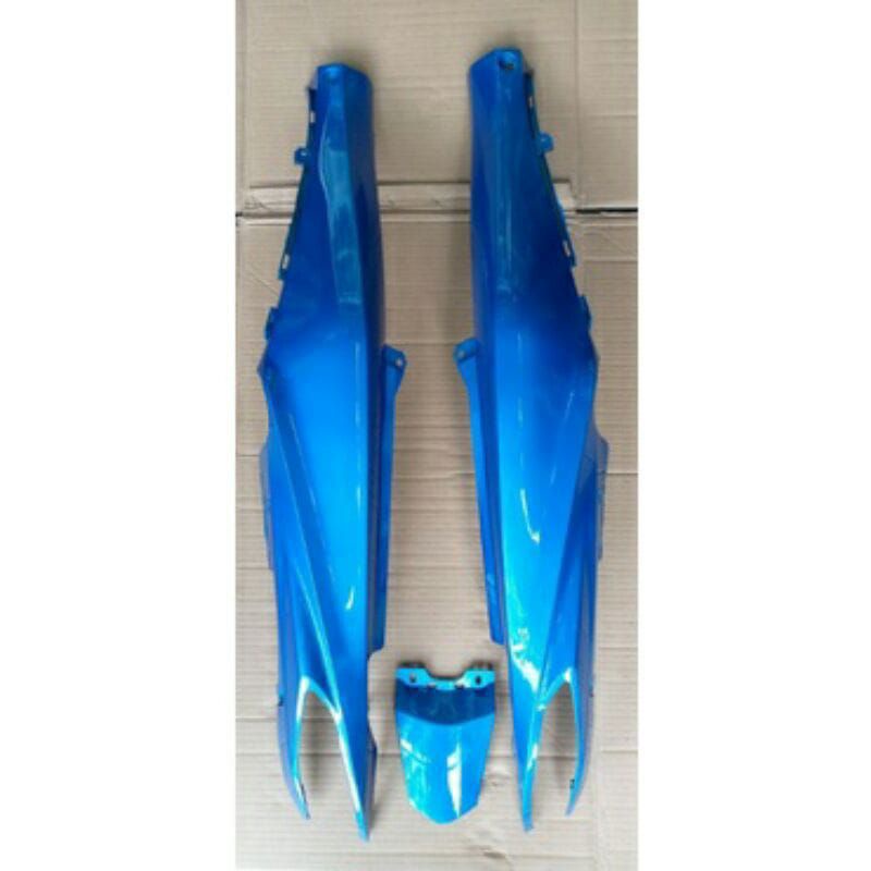 cover body belakang bodi samping set kanan kiri Jupiter Z 2010 Jupiter robot Z1 warna biru
