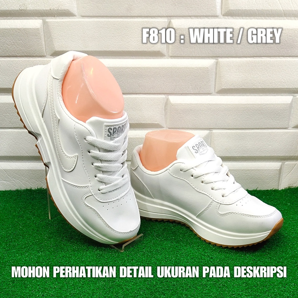 Sepatu Putih Cewek F810 / 913 Sepatu kuliah remaja perempuan terbaru SPTSW
