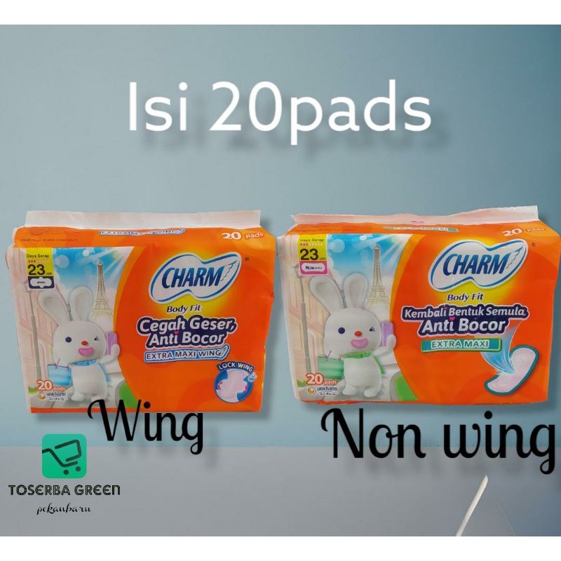 Charm Body Fit Wing & Non Wing 23 cm isi 30