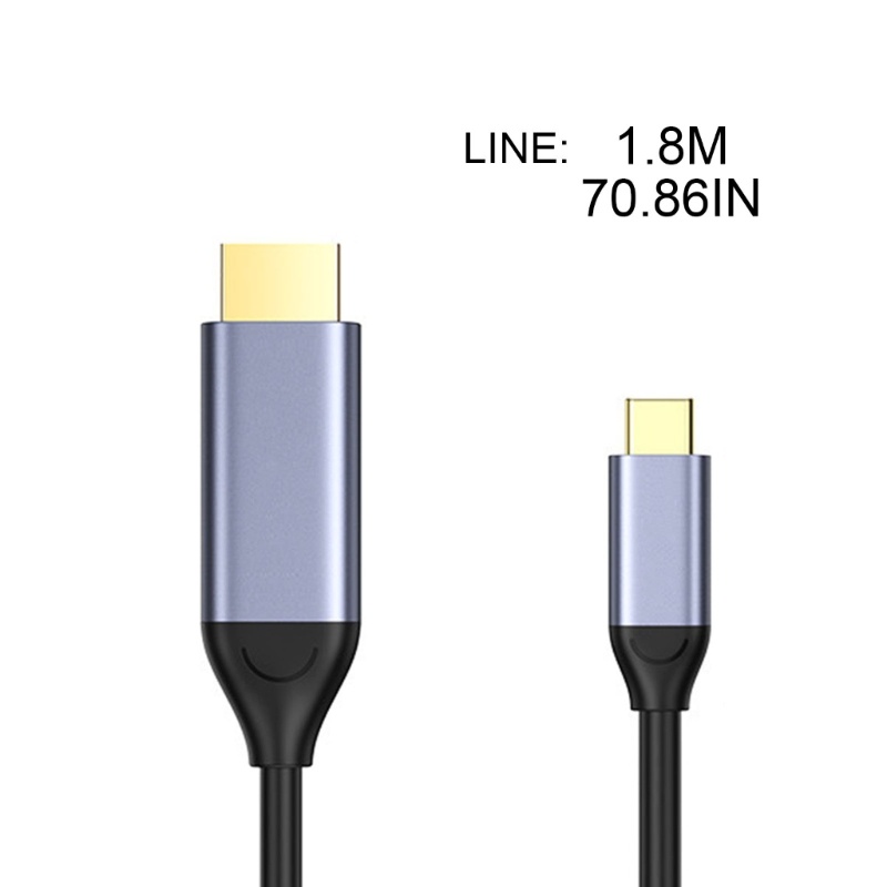 Kabel USB C to VIVI 4K 30Hz Type C Cord High-definition Cable