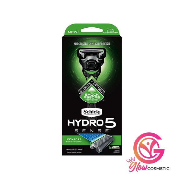 SCHICK HYDRO 5 SENSE WITH SHOCK ABSORB TECHNOLOGY - ALAT CUKUR