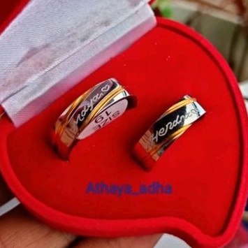 CINCIN COUPLE~CINCIN UKIR NAMA~CINCIN TUNANGAN~CINCIN KEKINIAN