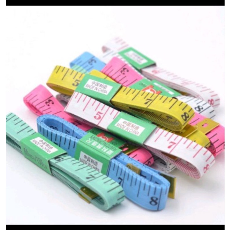 meteran baju meteran kain alat ukur meteran tinggi besar badan lingkar badan