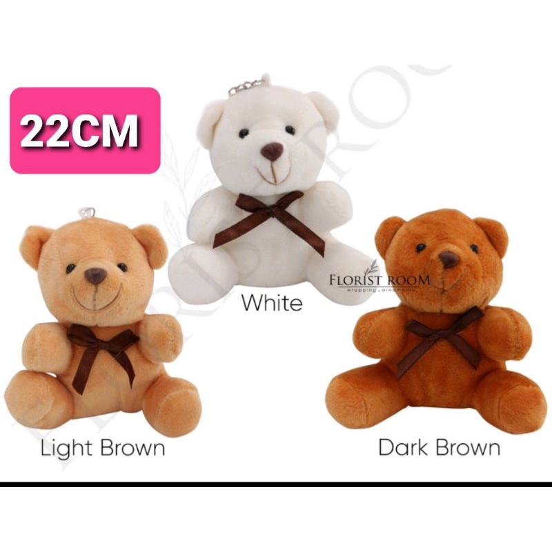 Boneka tedibear uk 22 cm bahan yelvo halus dan super lembut/Boneka bear mini / Boneka teddy bear