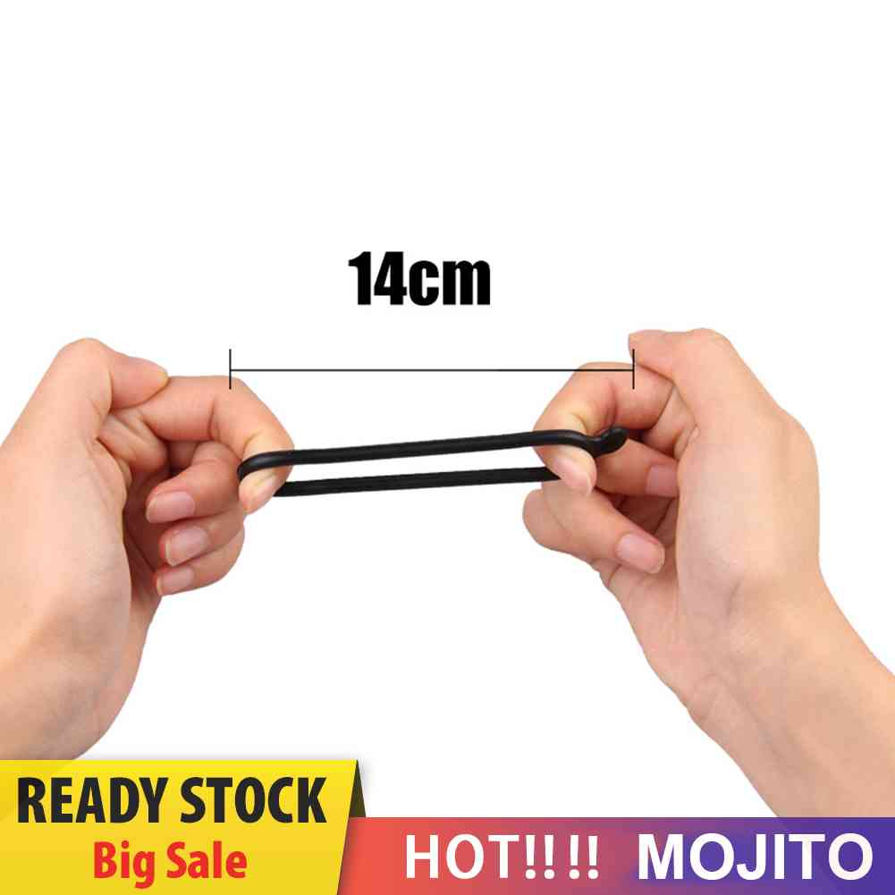 10 Pasang Strap Silikon Pengikat Senter Untuk Stang Sepeda
