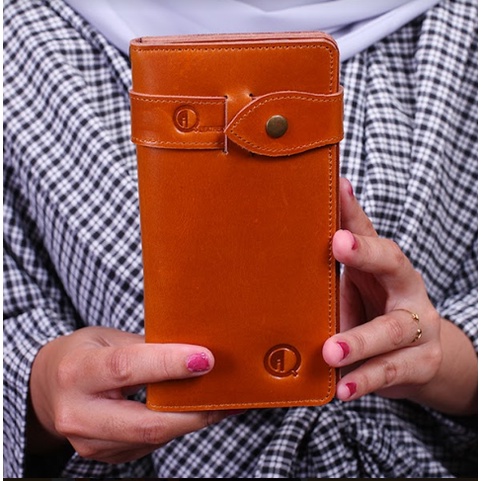 Dompet Kulit Wanita Dompet Panjang Kartu Pria Wanita Kickers KF00 Lipat Kulit Sapi Asli Original Dompet Panjang Pria Genuine Leather