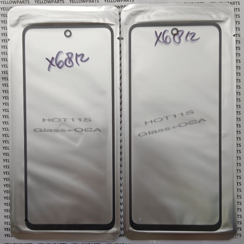 KACA GLASS LCD PLUS LEM OCA INFINIX HOT 11S X6812 ORIGINAL