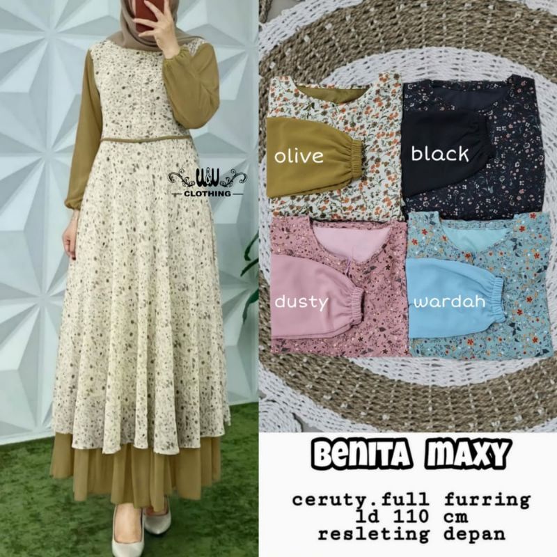 Benita maxy by u&u clothing ori