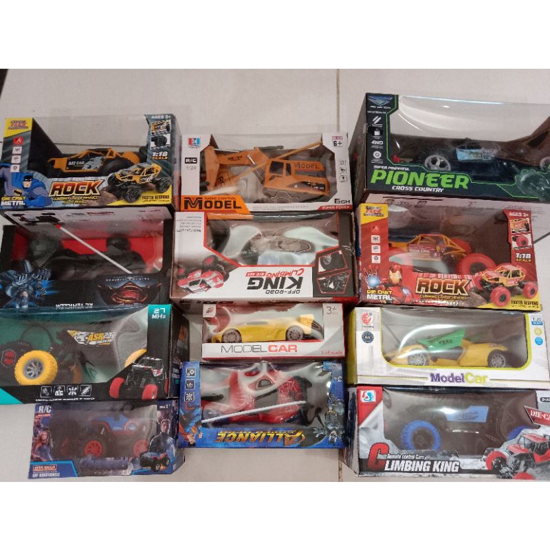 Mobile Remote Mainan remot control banyak variasinya untuk koleksi mainan anak