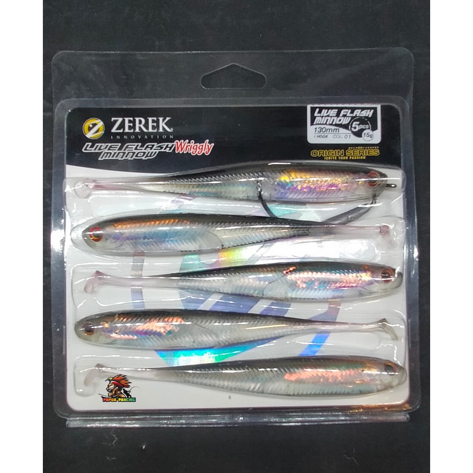 ZEREK LIVE FLASH MINNOW WRIGGLY 130MM 15GR COL. 01