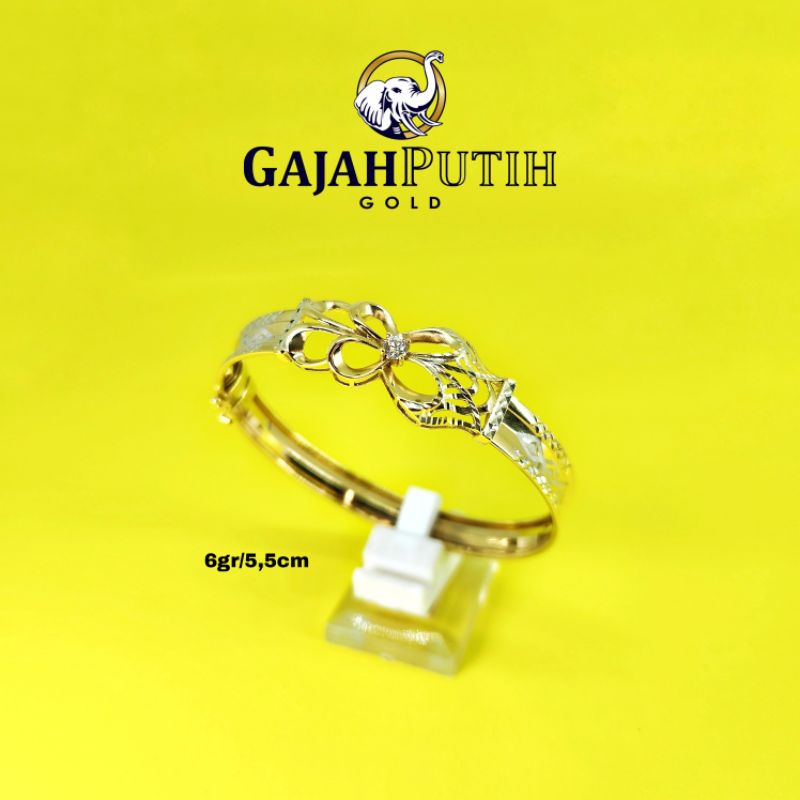 6gr Gelang Model Permata Motif Emas Asli kodeO26055