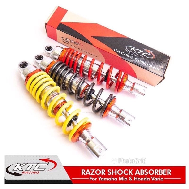 SHOCKBREAKER KTC RACING RAZOR MIO BEAT VARIO CLICK XEON / SHOCK BELAKANG KTC RACING RAZOR SERIES 100